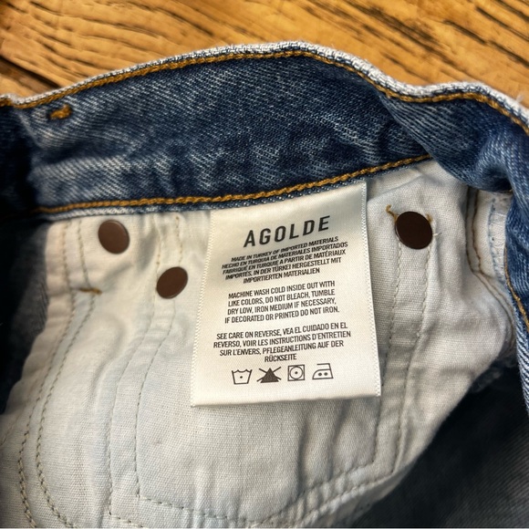 Agolde Parker jean shorts size 25 - Picture 9 of 9